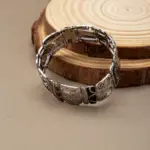 دستبند کشی استایل بوهو متال پانک با طرح هندسی و حروف