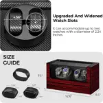 ساعت‌گردان اتوماتیک ANWBROAD | مدل JWW011Y | LED دار