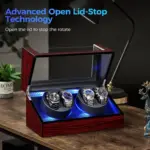 ساعت‌گردان اتوماتیک ANWBROAD | مدل JWW011Y | LED دار