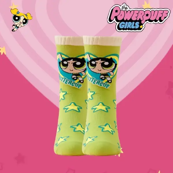 جوراب میدی فانتزی کارتونی طرح پلیس کوچولو (ست ۱ تا ۳ جفت)