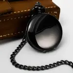 ساعت جیبی وینتیج با زنجیر ۳۷ سانتی و آویز، کوارتز صفحه رومن