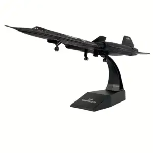 مدل هواپیمای SR-71 مشکی 1:144 با پایه نمایش