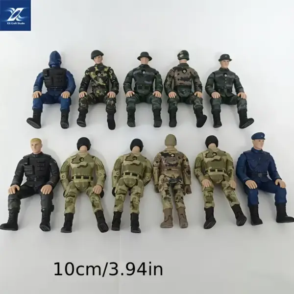 فیگور اکشن نظامی مدل Special Forces ارتفاع 3.94 اینچ (تک‌عدد)