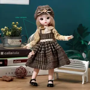 ست عروسکی پرنسسی لوکس (عروسک، لباس، کلاه و کفش)