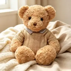 عروسک تدی خرسی مخملی کارتونی نرم و بامزه