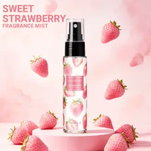 عطر بدن زنانه توت‌فرنگی و بنفشه ۳۰ میلی‌لیتری