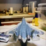 ماکت هواپیمای 1/72 از جنس ABS با پایه (مناسب دکوری رومیزی)