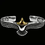دستبند تنظیمی عقاب طرح پرواز (استایل وسترن)