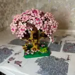 بسته اسباب‌بازی درخت بونسای مینیاتوری با بلوک چری 1097 تا 2229 تکه