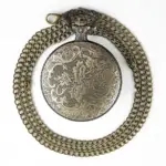 ساعت جیبی برنزی کوارتز مدل New Rose Relief