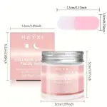 ماسک صورت کلاژن و بیوتین HEYXI با رایحه توت‌فرنگی