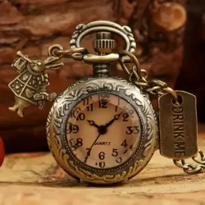 ساعت جیبی کوارتز طرح خرگوش وینتیج