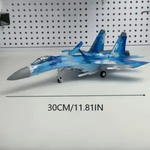 ماکت هواپیمای SU-27 مقیاس 1:72 با پایه (دکور رومیزی)