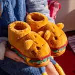 کفش/دمپایی فانتزی طرح کارتونی همبرگر گربه