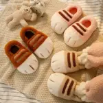 کفش اسپرت بچگانه طرح پنج گربه کارتونی، بندی ناپذیر