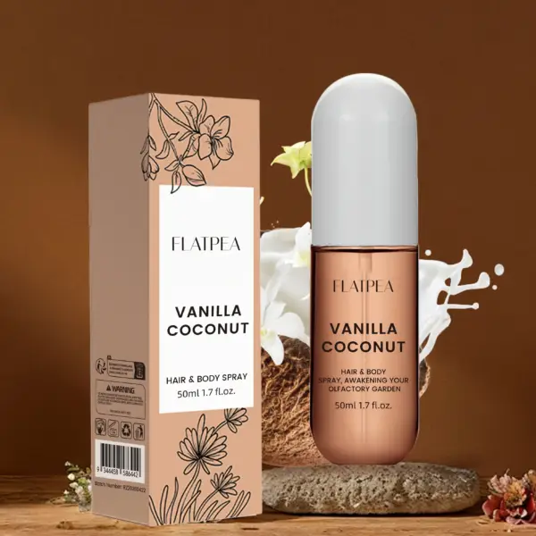 اسپری عطر زنانه OuLane با رایحه نارگیل و وانیل