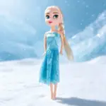 عروسک پرنسسی طرح یخ و برف با لباس بلند چندحالته