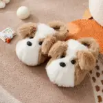 دمپایی زنانه کارتونی طرح Border Collie مدل پاپوشی