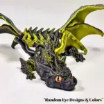 فیگور اژدهای پرنده هولوگرافیک 3D لیزری با مجسمه مفصلی