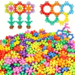 پازل زنجیره‌ای 3بعدی برف/گل‌برگ 60 تا 100 تکه