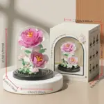 بلاک گل رومیزی قفل‌شونده با کاور گردوغبار مناسب دکور